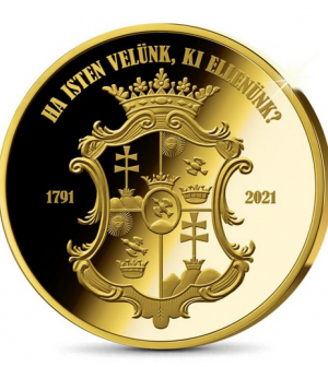230 éve született a legnagyobb magyar! Színarannyal bevont jubileumi érem készült az emlékére