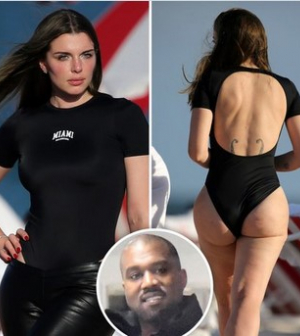 Felvállalta új barátnőjét Kanye West